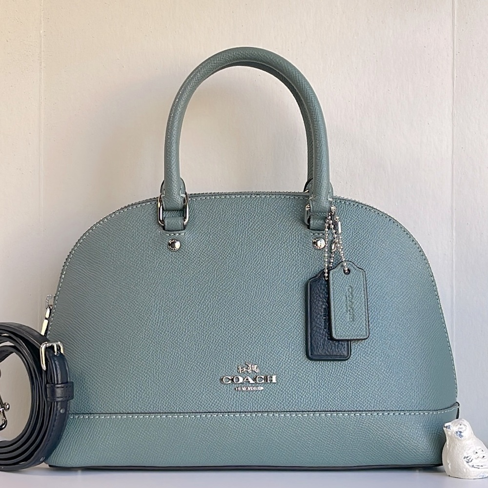 Coach Crossbody Bag in Light Blue and Dark Blue